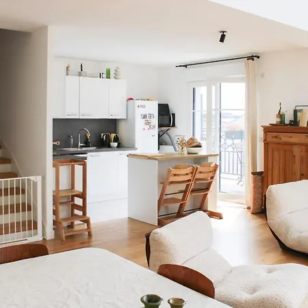 דירה Duplex With Balcony In Saint-ouen *