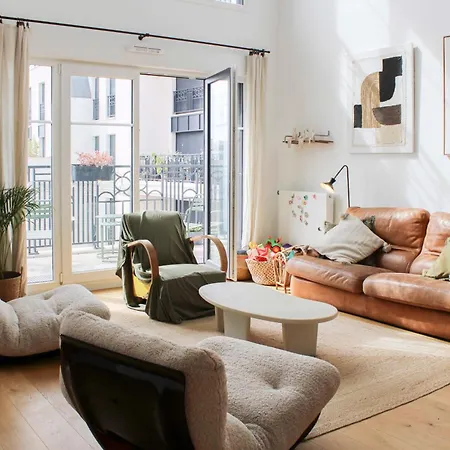 דירה Duplex With Balcony In Saint-ouen *